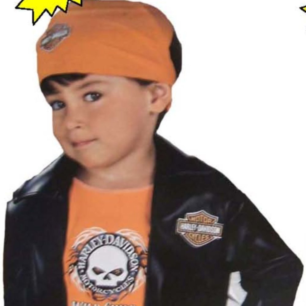 NEW Harley Davidson Biker Boy Play Set Costume